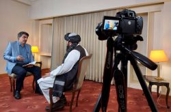 مصاحبه صدا و سیما با یکی از رهبران طالبان