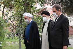روحانی دفتر ریاست جمهوری را تحویل رئیسی داد + فیلم