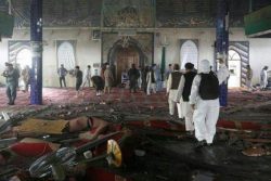 انفجار در مسجدی در ولایت قندوز افغانستان / ۶۰ کشته و ۱۰۷ زخمی
