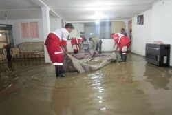 تداوم امدادرسانی هلال احمر در پی سیل و باران / سقوط زن ۶۷ ساله به رودخانه