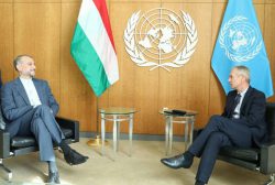 توضیح وزارت خارجه درباره پرچم دیدار امیرعبداللهیان با رئیس مجمع عمومی سازمان ملل