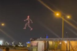 نمایش جالب قطری ها با پهپاد در آستانه جام جهانی 2022